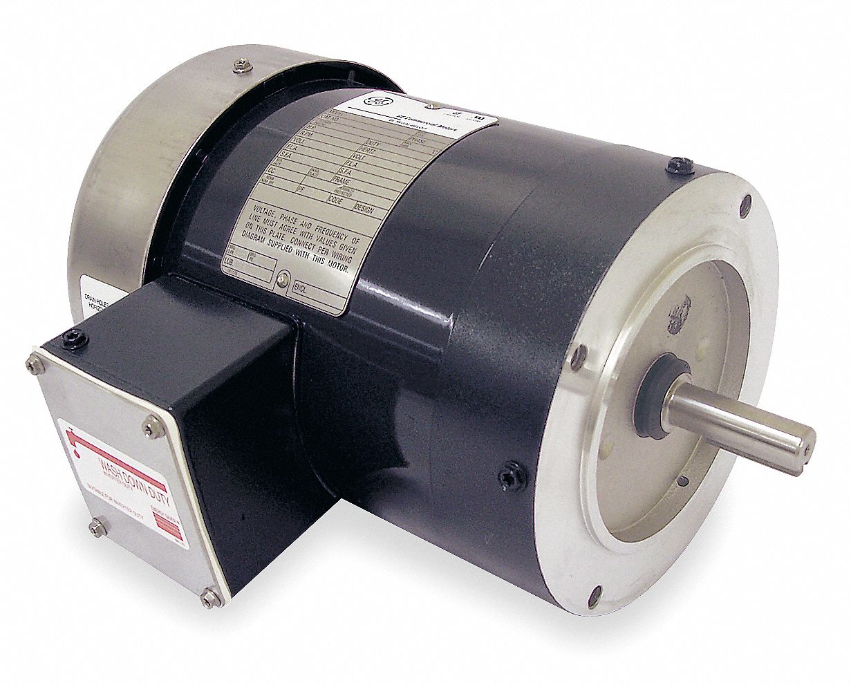 Pump Motor, 3-Ph, 1 HP, 1725, 230/460, 56C