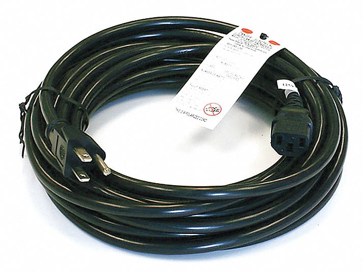 Power Cord, CPU, 16/3, 25Ft, 5-15P to C13