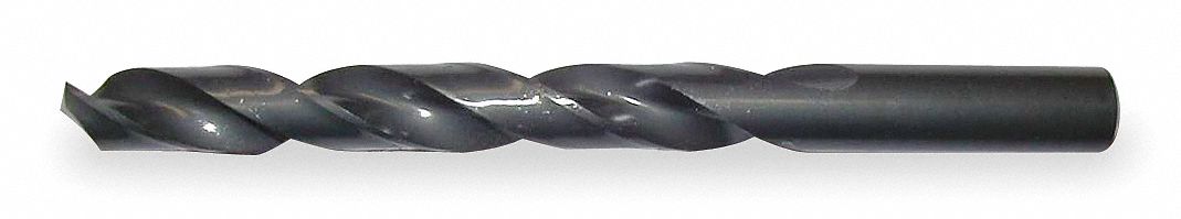 Jobber Drill, 1/4, HSS, Blk Oxide, 135 Deg