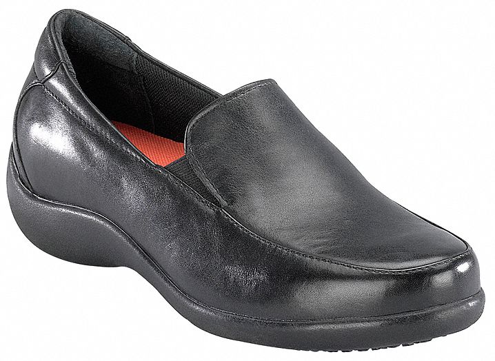 Work Shoes, Pln, Womens, 10, Black, 1PR