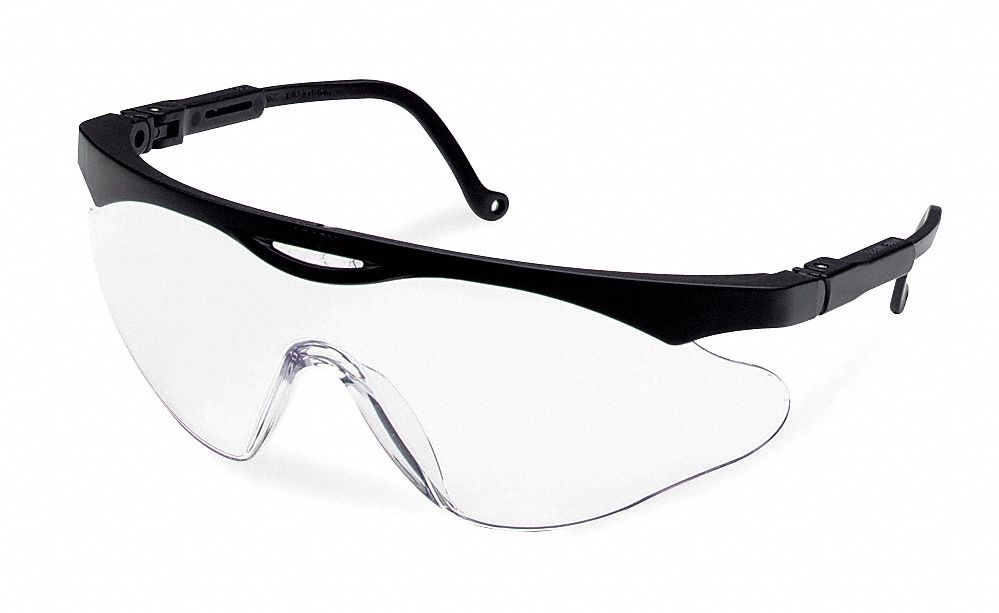 Safety Glasses, Clear, Scratch-Resistant