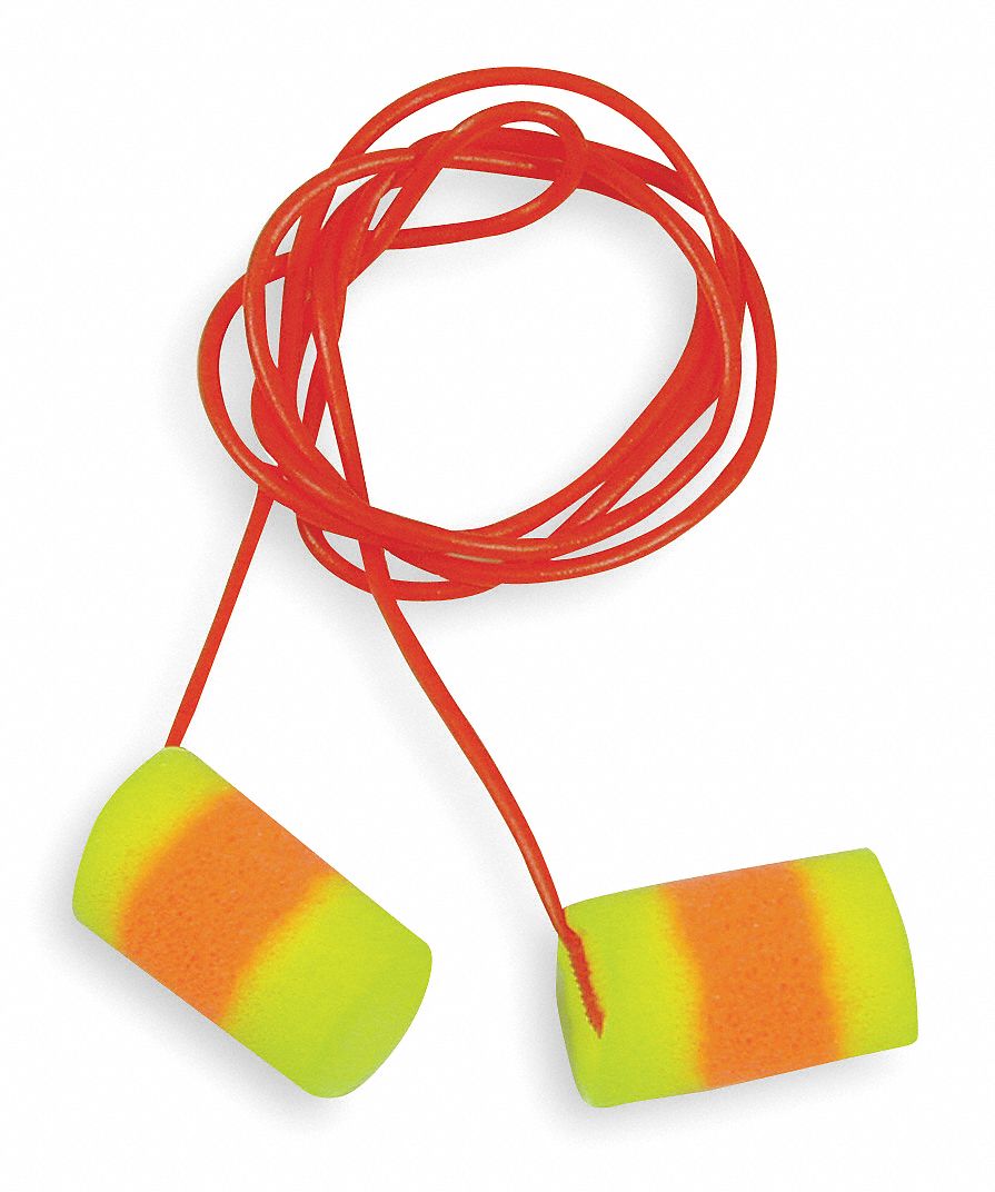 Ear Plugs, 33dB, Corded, Lrg, PK200