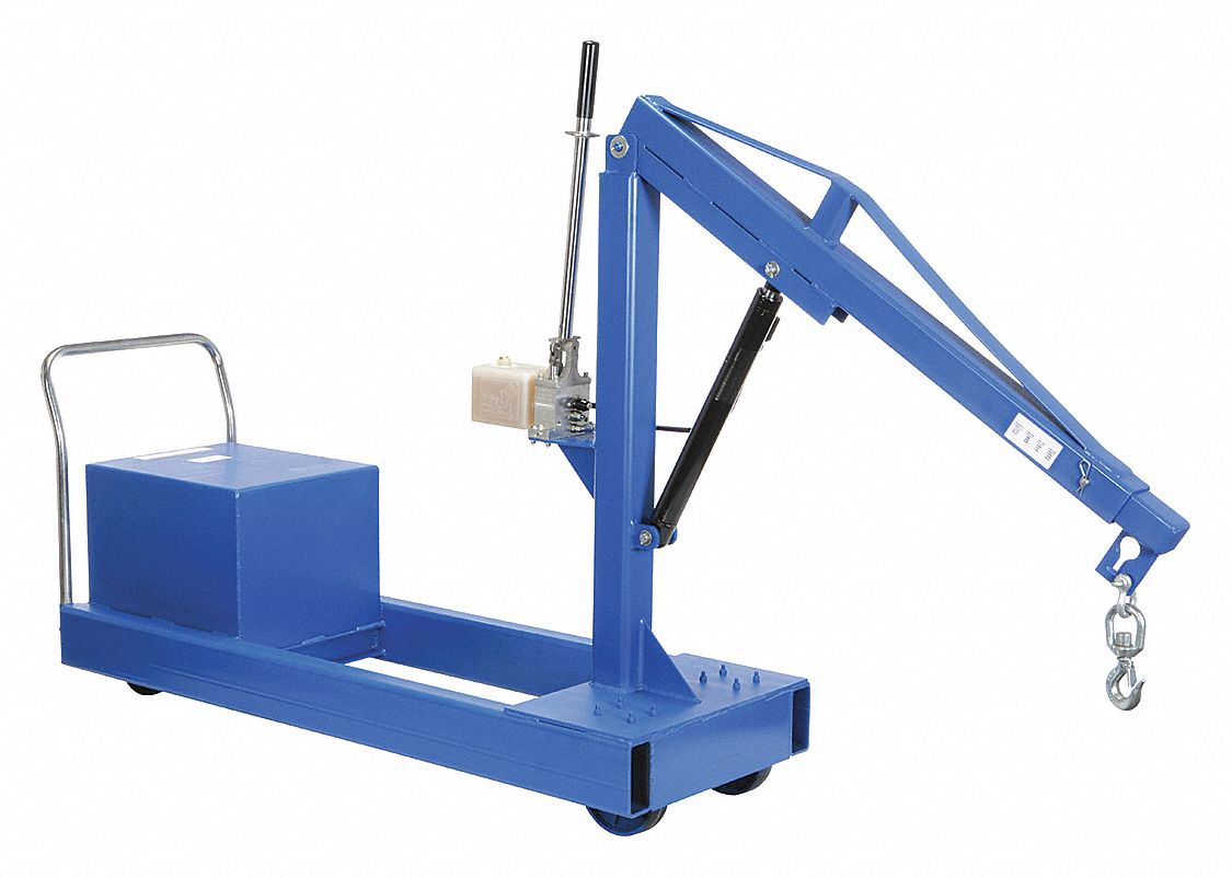 Mobile Floor Crane, CounterBalance, 1000Lb