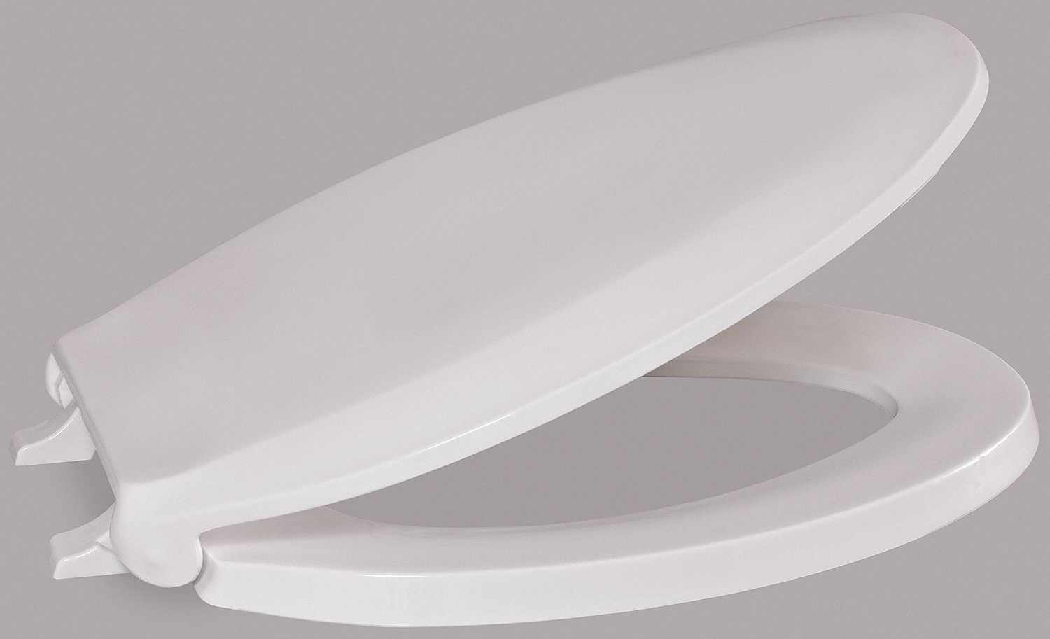 Toilet Seat, Elongated, Closed Front, White