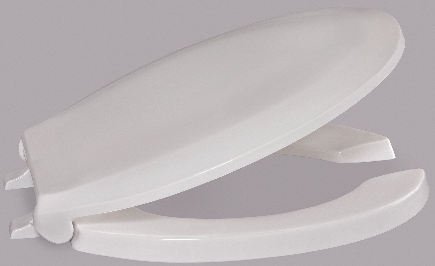 Toilet Seat, Round, Open Front, White