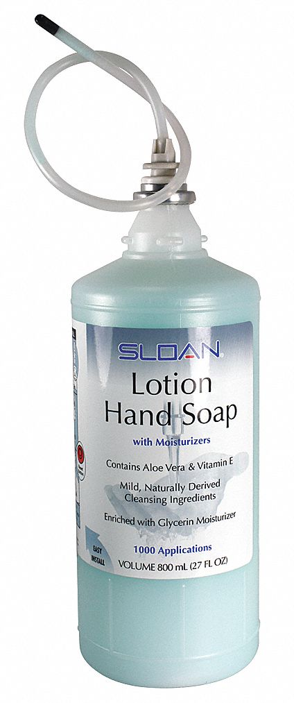 Liquid Hand Soap, White, Bottle, PK 4