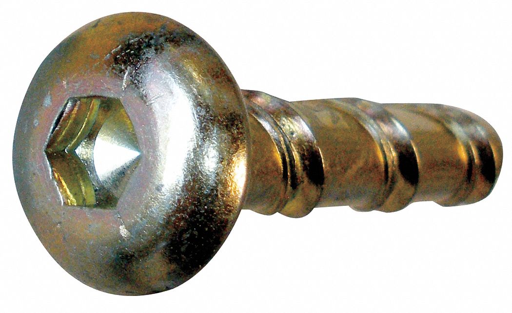 Screwbolt, Hex, Dome, 10mm Dia x75mm, Pk 50
