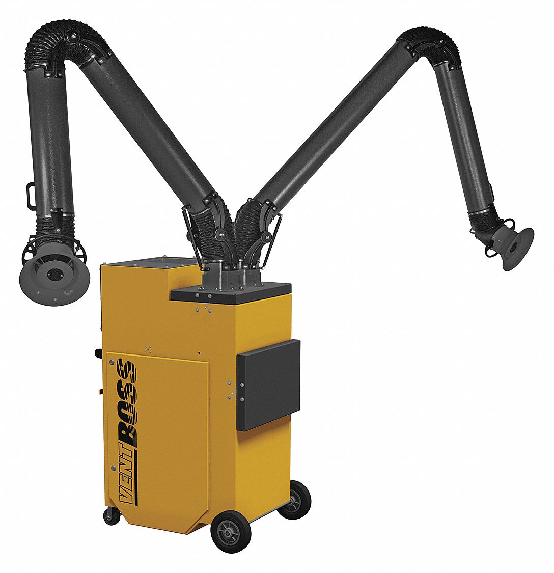 Fume Extractor, 1200 CFM, Portable, 2 Arms