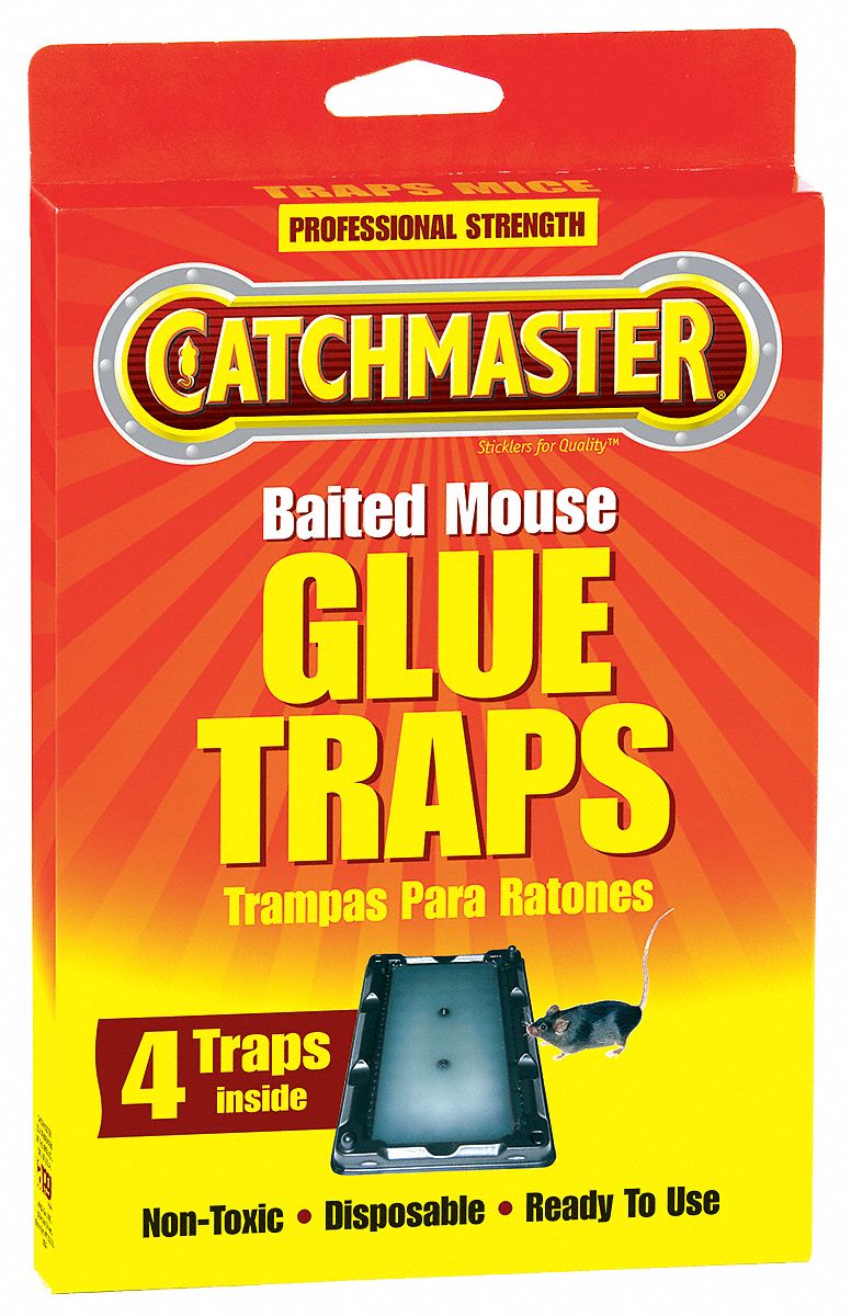 Baited Mouse Glue Trap, PK4