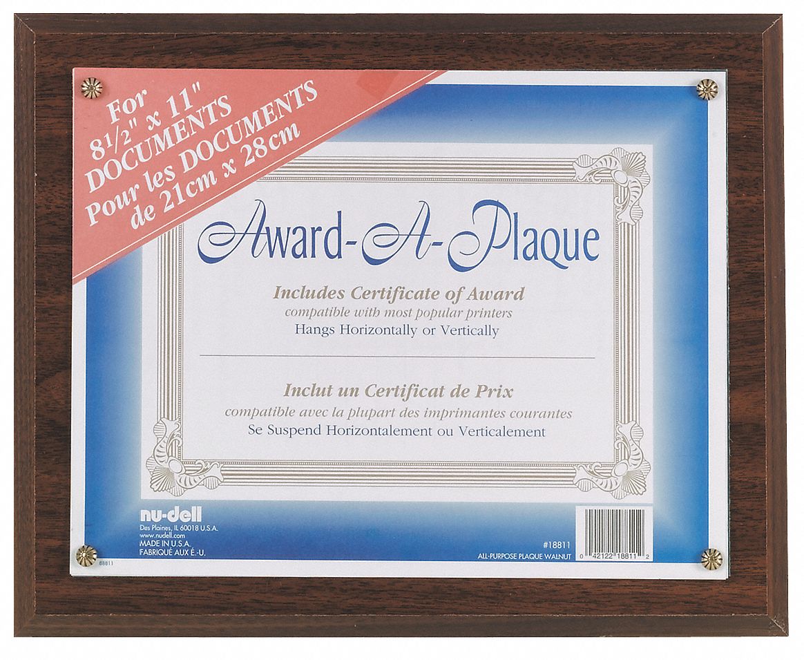 Award-A-Plaque Walnut