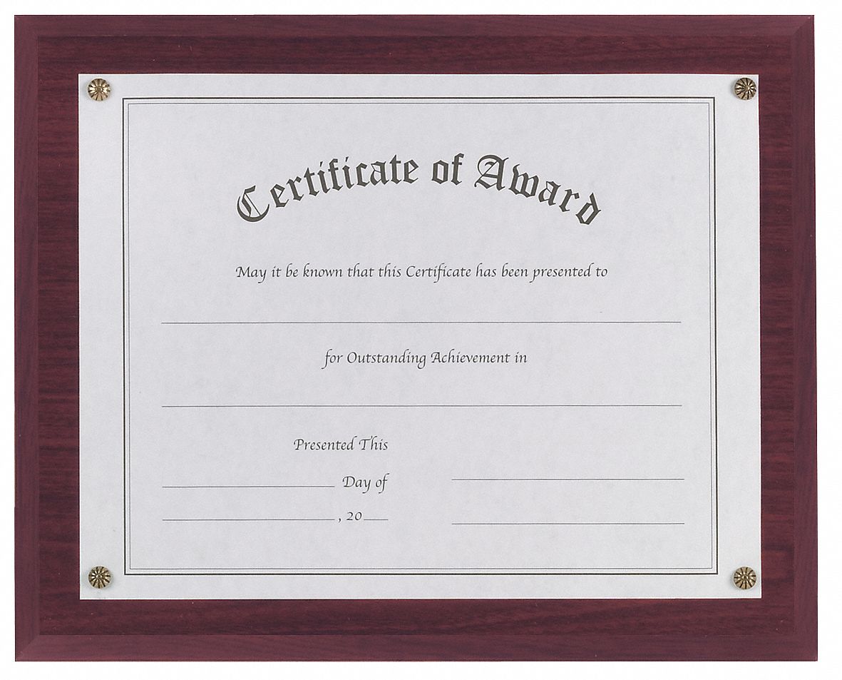 Award-A-Plaque Mahogany