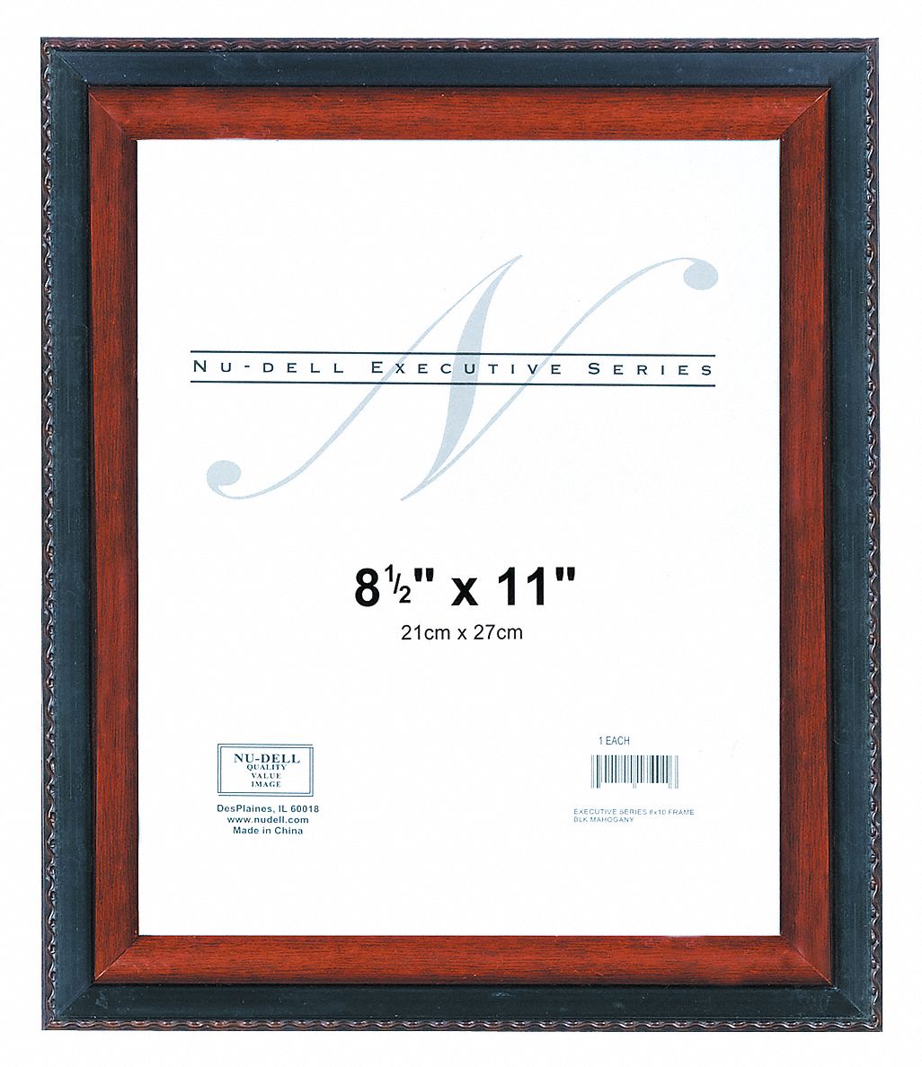 Exec. Doc. Frame 8.5x11 Blk. Mahogany