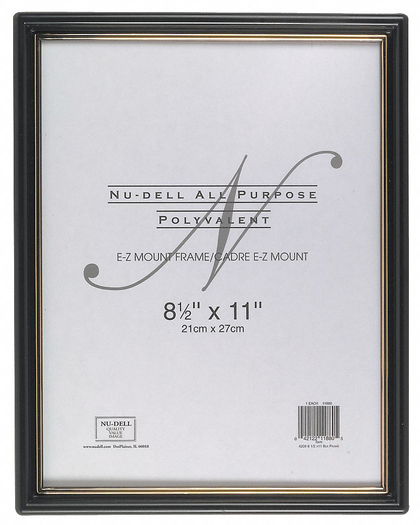 E-Z Mount Frame 8.5x11 Black