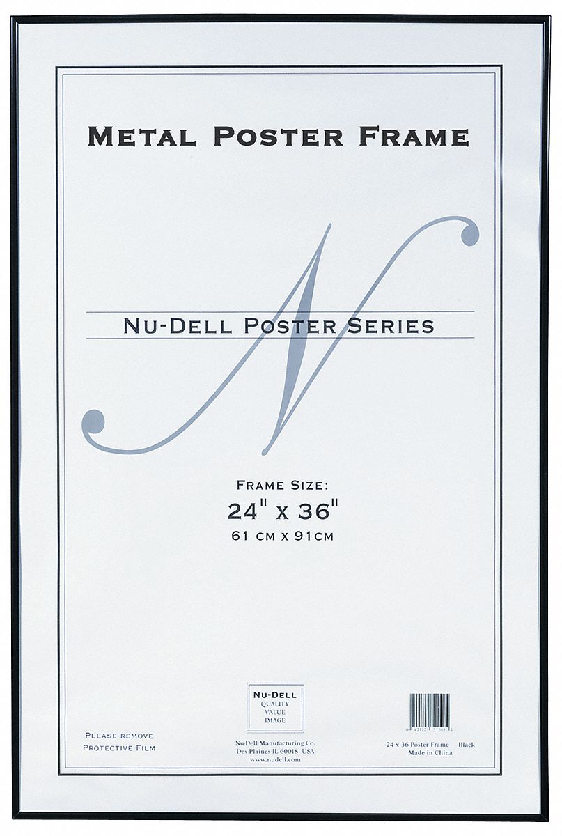 Metal Poster Frame 24x36 Black