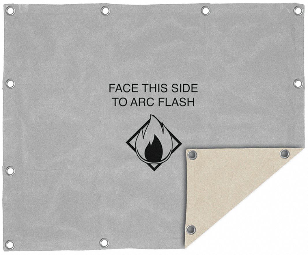 Arc Blanket, 40kA, 4 x 5 Ft., Gray/Khaki