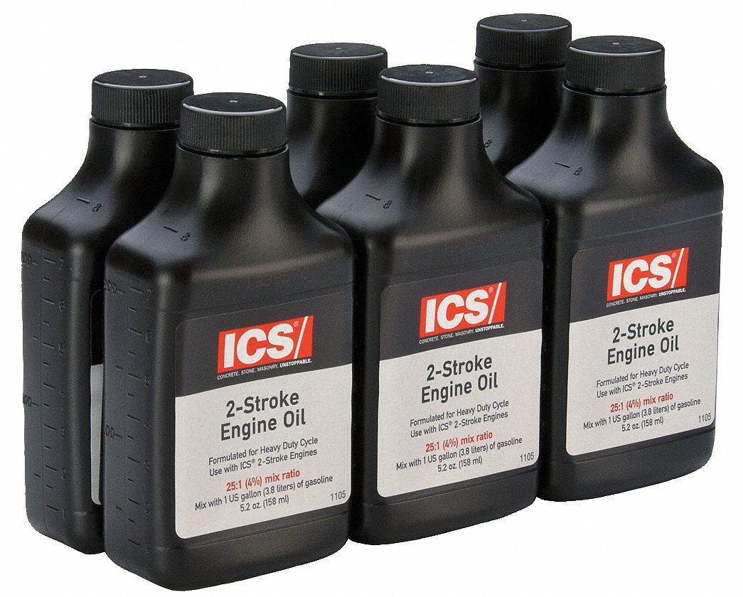 Two Stroke Oil, 25 to 1, 5.2 oz, Pk 6