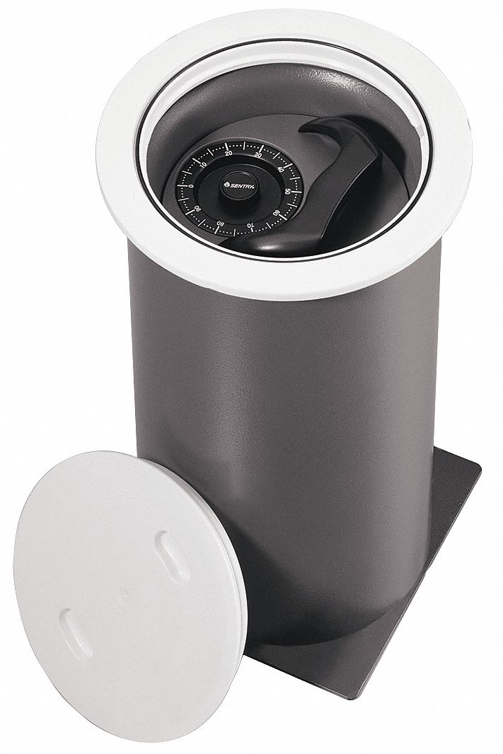 Floor Safe, Combination Lock, 0.3 Cu Ft