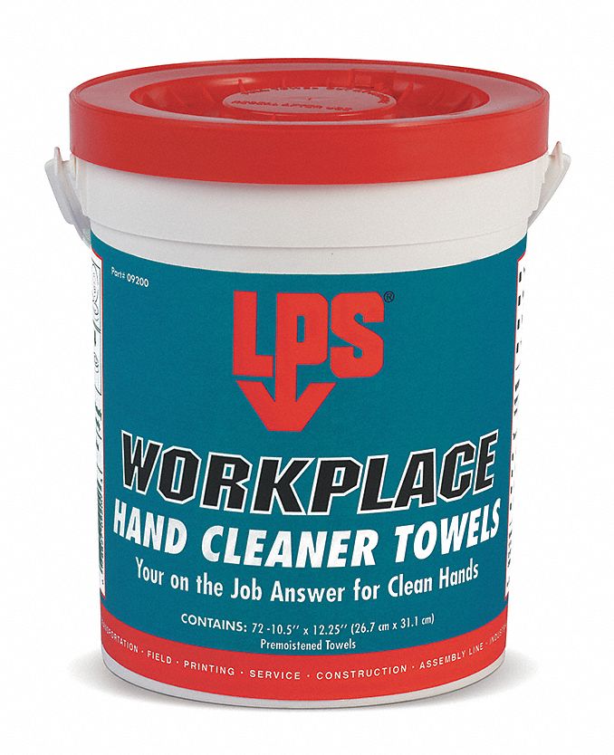 Hand Cleaning Towels, 10-1/2Wx12-1/4In. L
