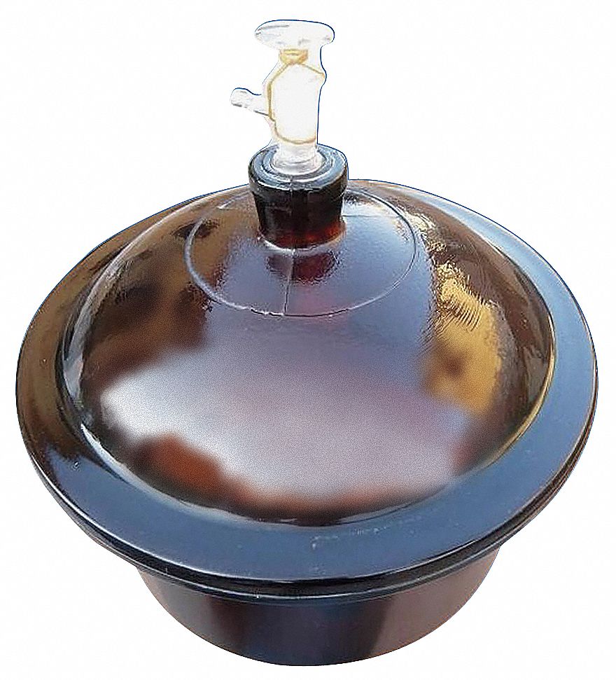 Vacuum Desiccator, Glass, Amber, I.D. 120mm