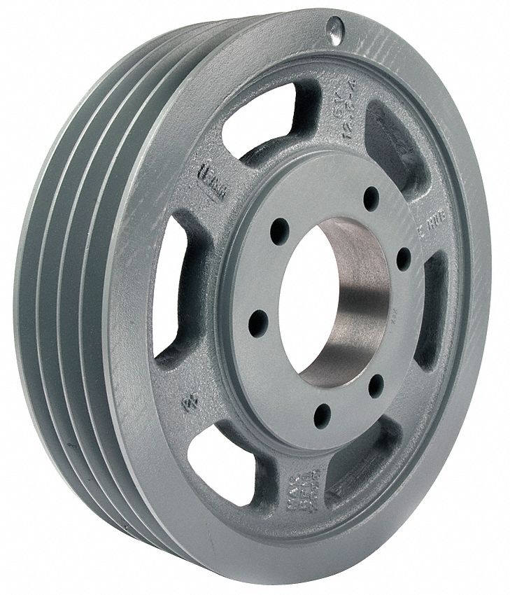 V-Belt Pulley, QD, 28 In OD, 4 Groove