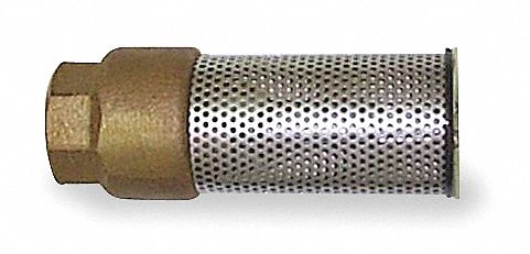 Spring Foot Valve, 1 In, FNPT, Bronze