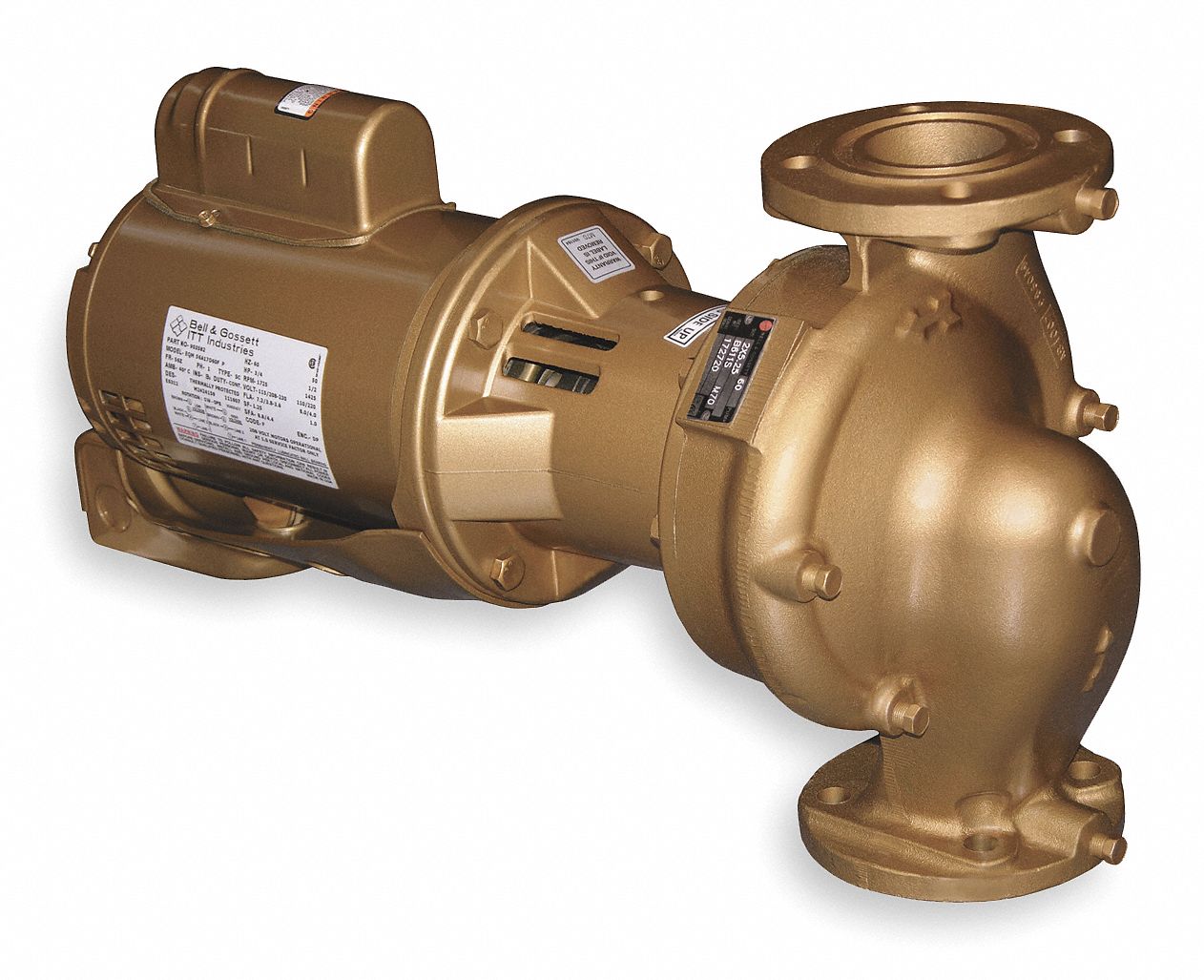 Circulator Pump, 1/2 HP, Bronze Impeller