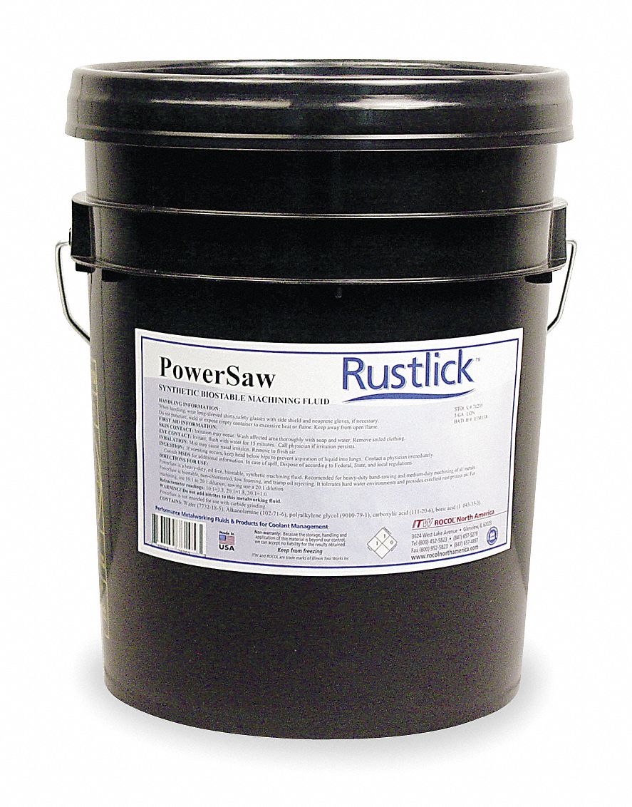 Synthetic Sawing Coolant, 5 gal.
