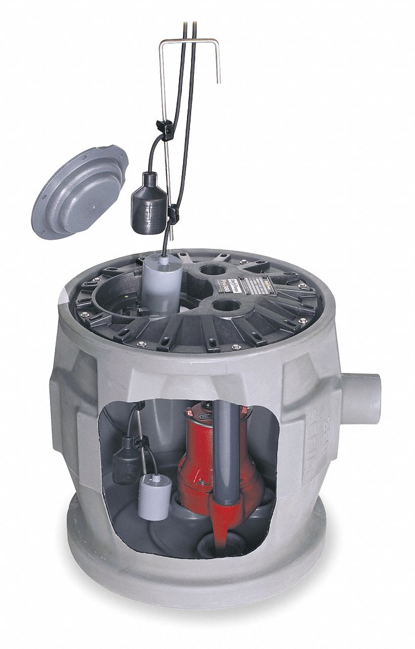 Sewage Package, 1/2 HP, 115V, 12Amps
