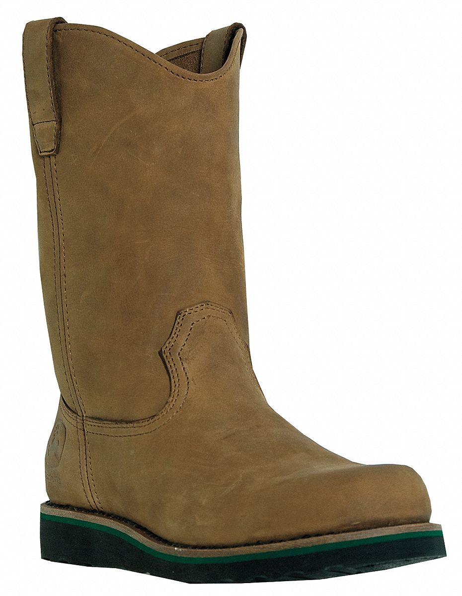 Wellington Boots, Stl, Mn, 7-1/2, Brn, 1PR