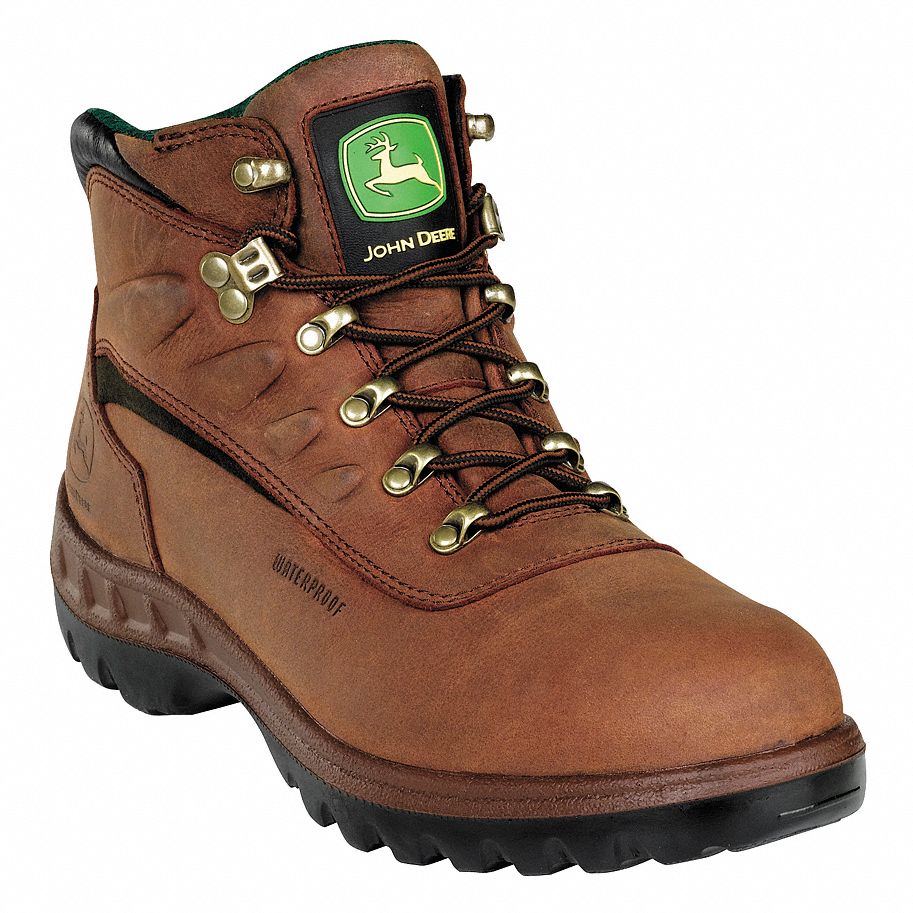 Work Boots, Stl, Mn, 11-1/2, Tan, 1PR