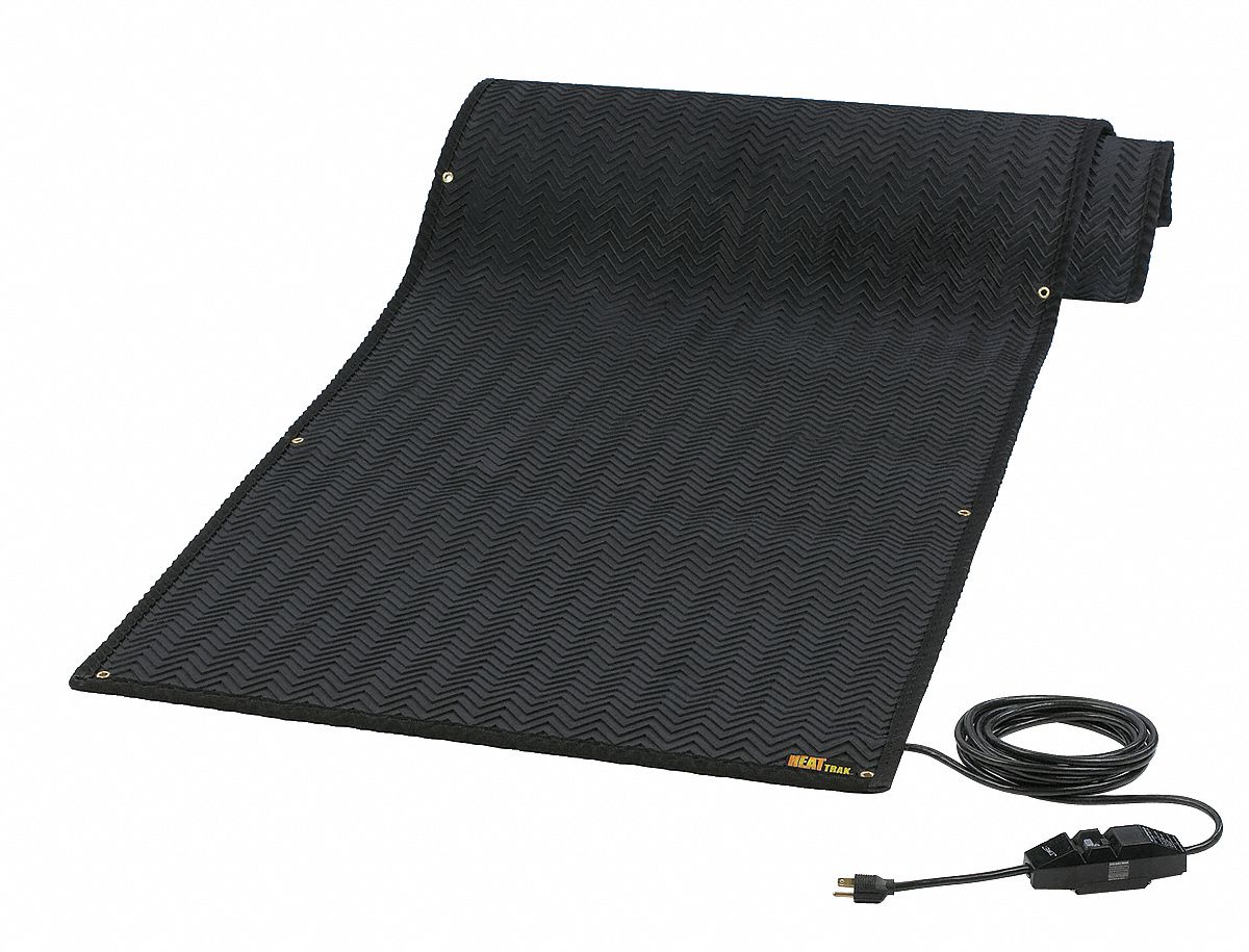 Heated Walkway Mat, 24 In x 10 Ft, 120V