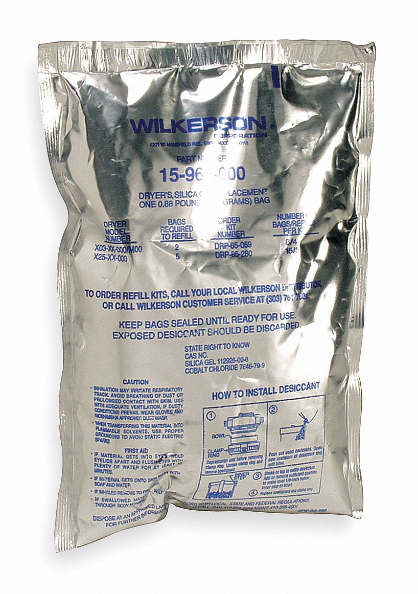 Desiccant, Replacement