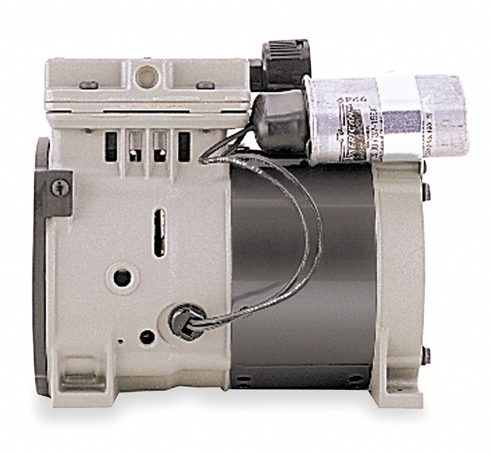 Compressor/Vacuum Pump, 1/3 HP, 1.60 CFM