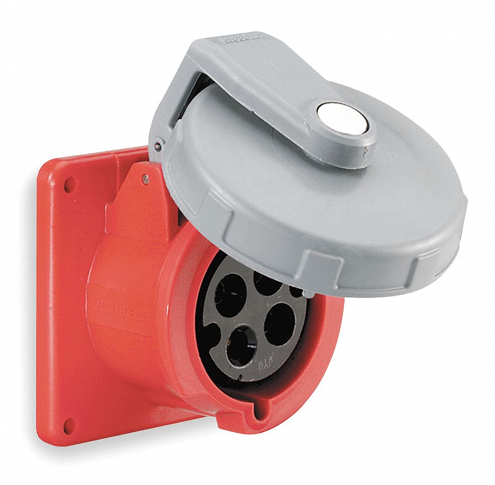 Receptacle, 4 P, 5 W