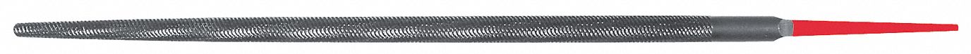 Round File, Bastard, Black, 8 In
