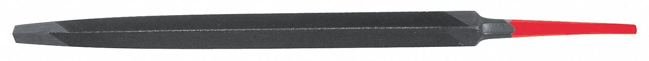 Double Extra Slim Taper File, Black, 7 In