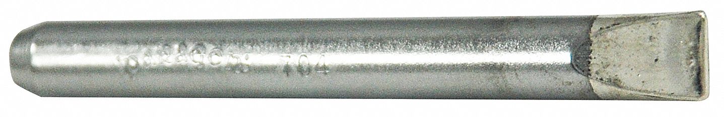 Soldering Tip, Chisel, 0.25 In