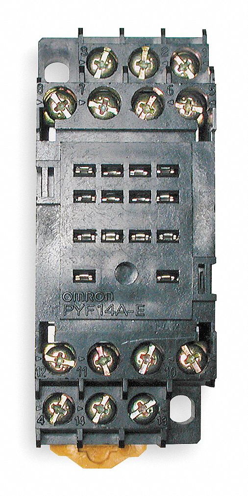 Socket, Relay, 14 Pins