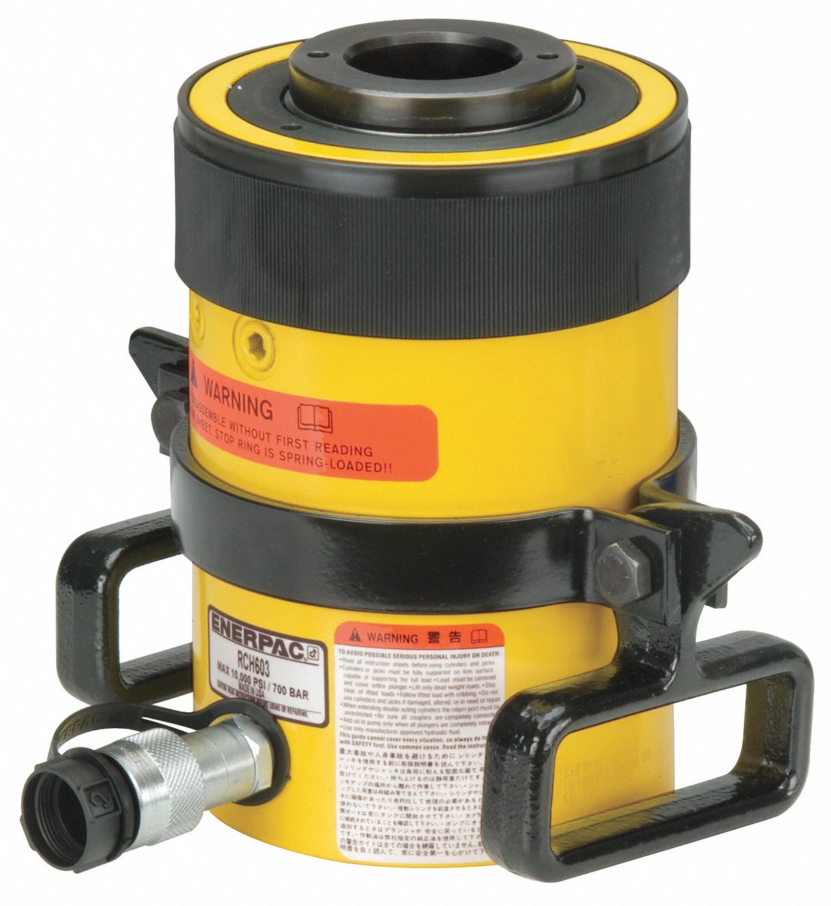 Cylinder, Steel, 60 Ton, 6.00 In Stroke