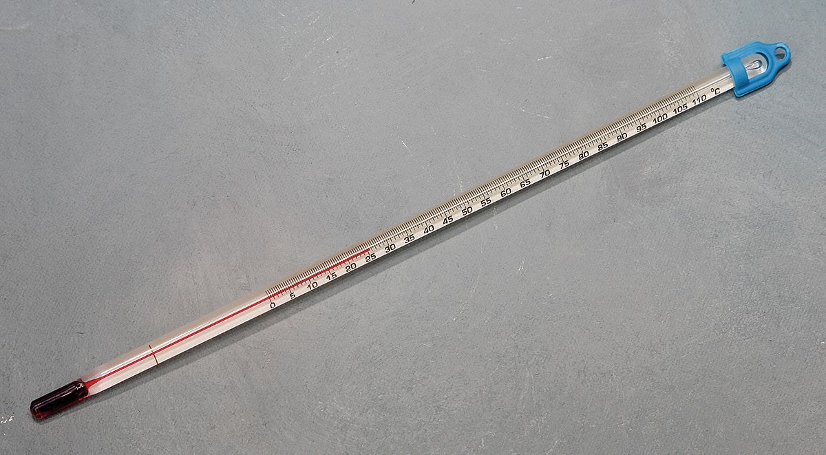 Liquid In Glass Thermometer, 0 to 110C
