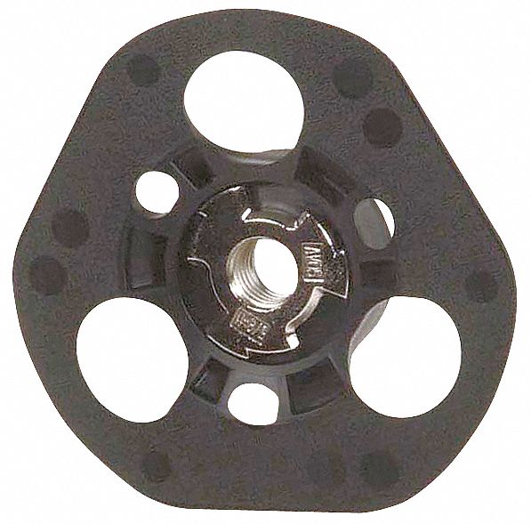 Triangular See-Thru Backup Pad, 4.5 InDia