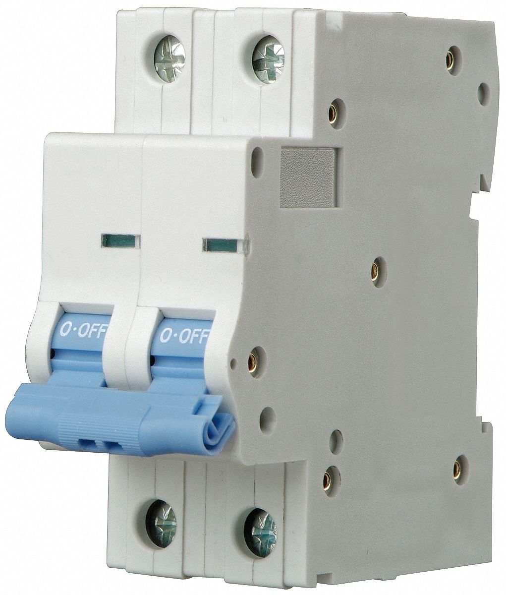 Mini Circuit Breaker, C Curve, 2P, 4A, 480V