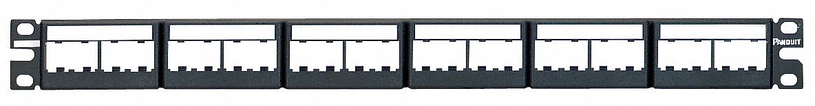 Patch Panel, Mini-Com, Rack Mt, 24 Port