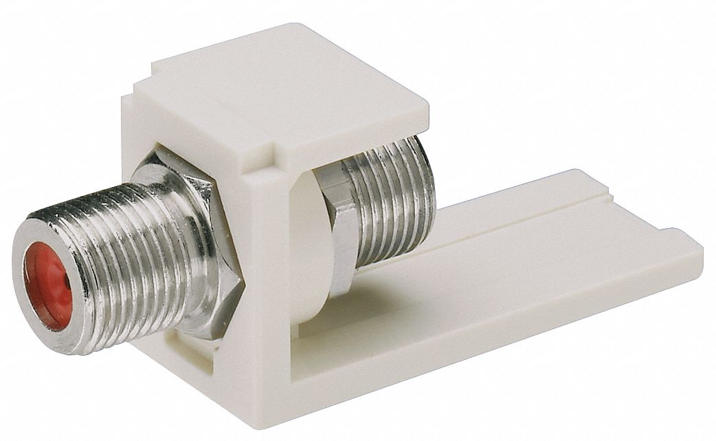 Mini-Com F-Type Coupler, Off White