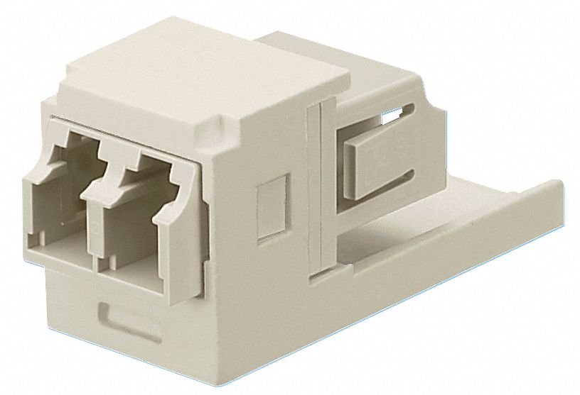 Adapter, Multimode Duplex LC Fiber, Black