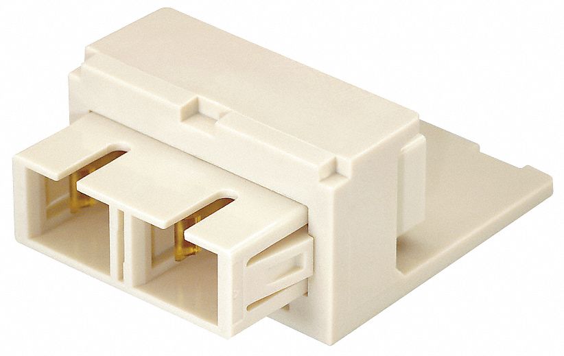 Adapter, Duplex SC Fiber, Black