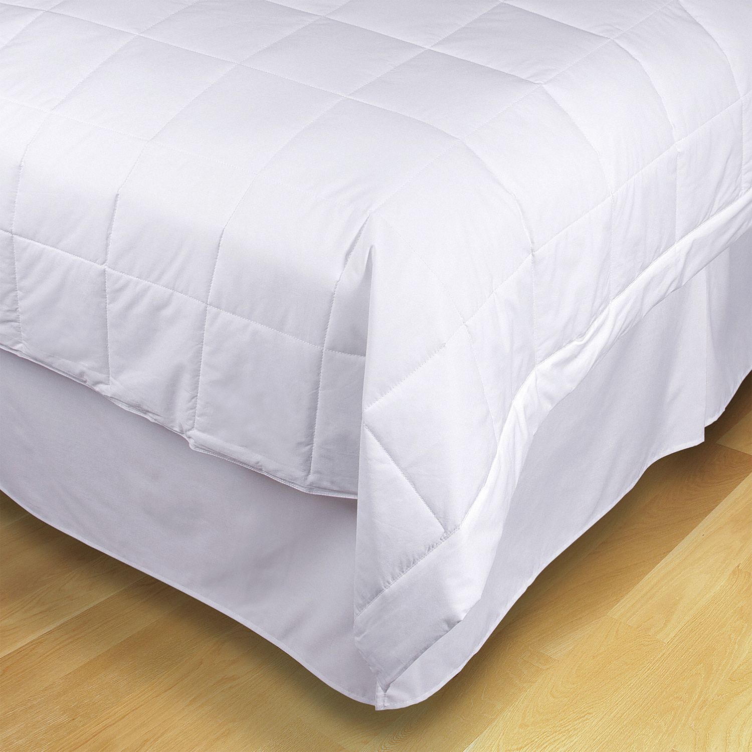 Blanket, King, 108x90 In., White, PK2