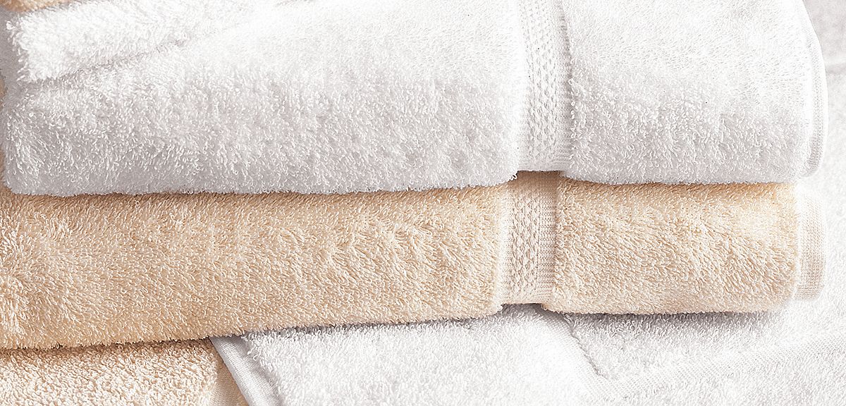 Bath Towel, 27 x 54 In, Ecru, PK 12