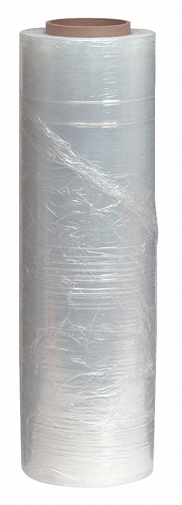 Hand Stretch Wrap, Clear, 1500 ft.L, 18In W
