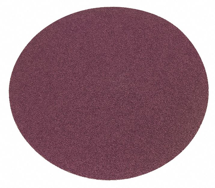 PSA Sanding Disc, AlO, Cloth, 6 In, 120 Grit
